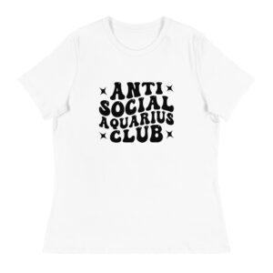 Camiseta suelta mujer aquarius