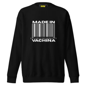 Sudadera Made in Vachina sin capucha