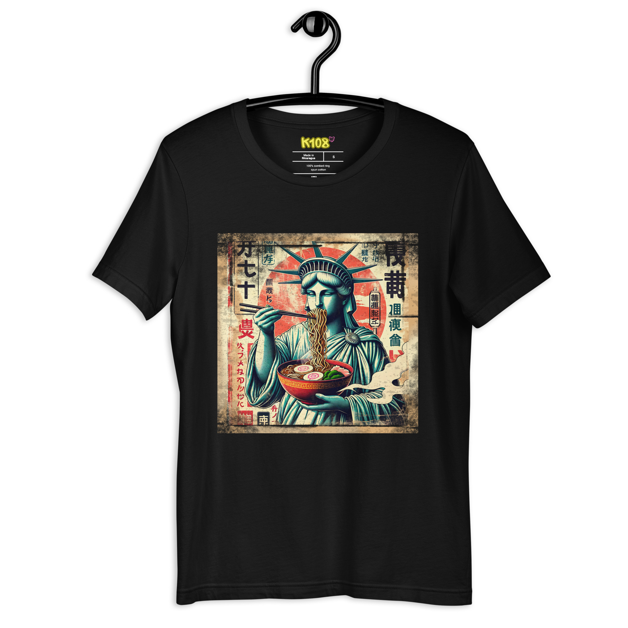 Camiseta Estatua Libertad Ramen - Imagen 6