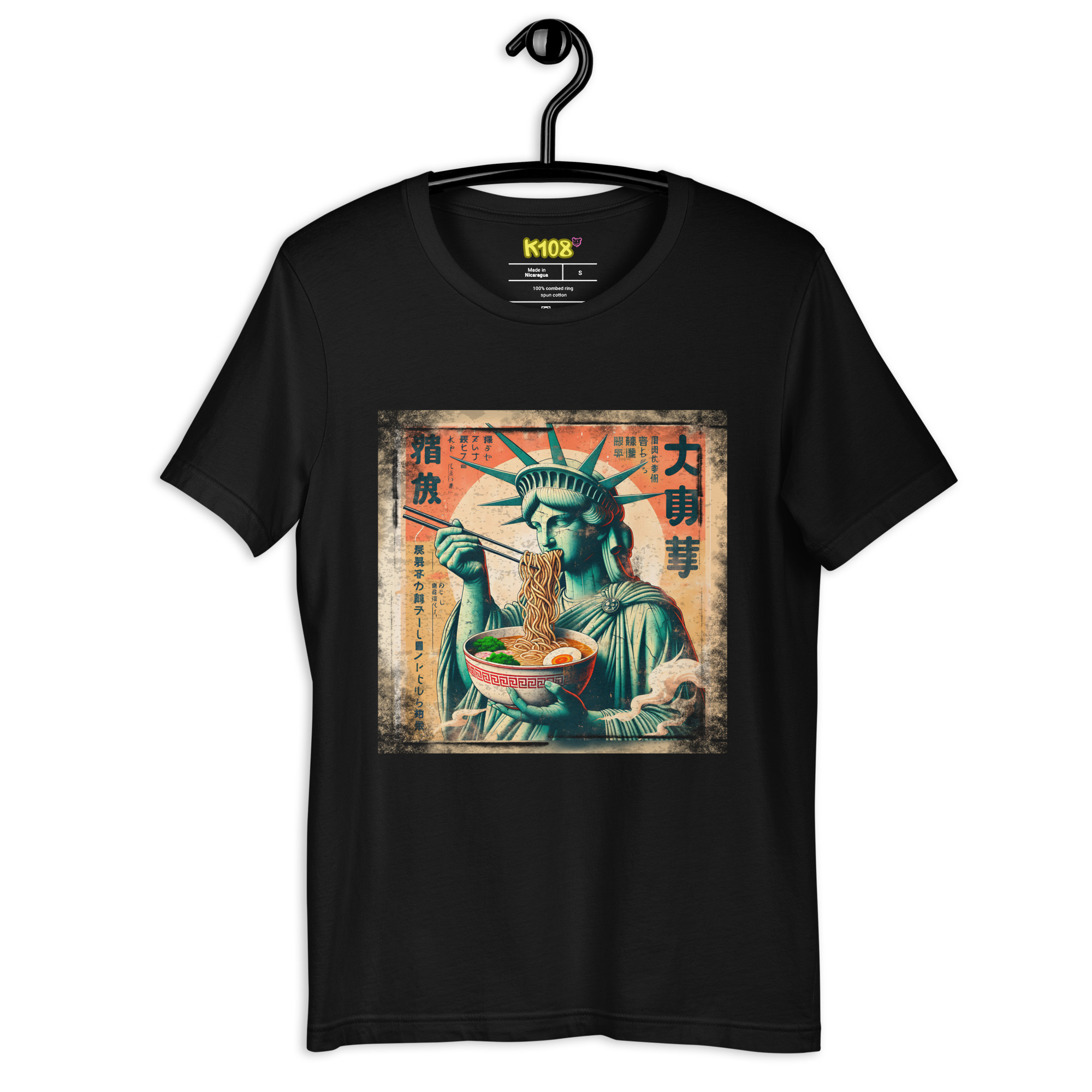 Camiseta Estatua Libertad Ramen - Imagen 6