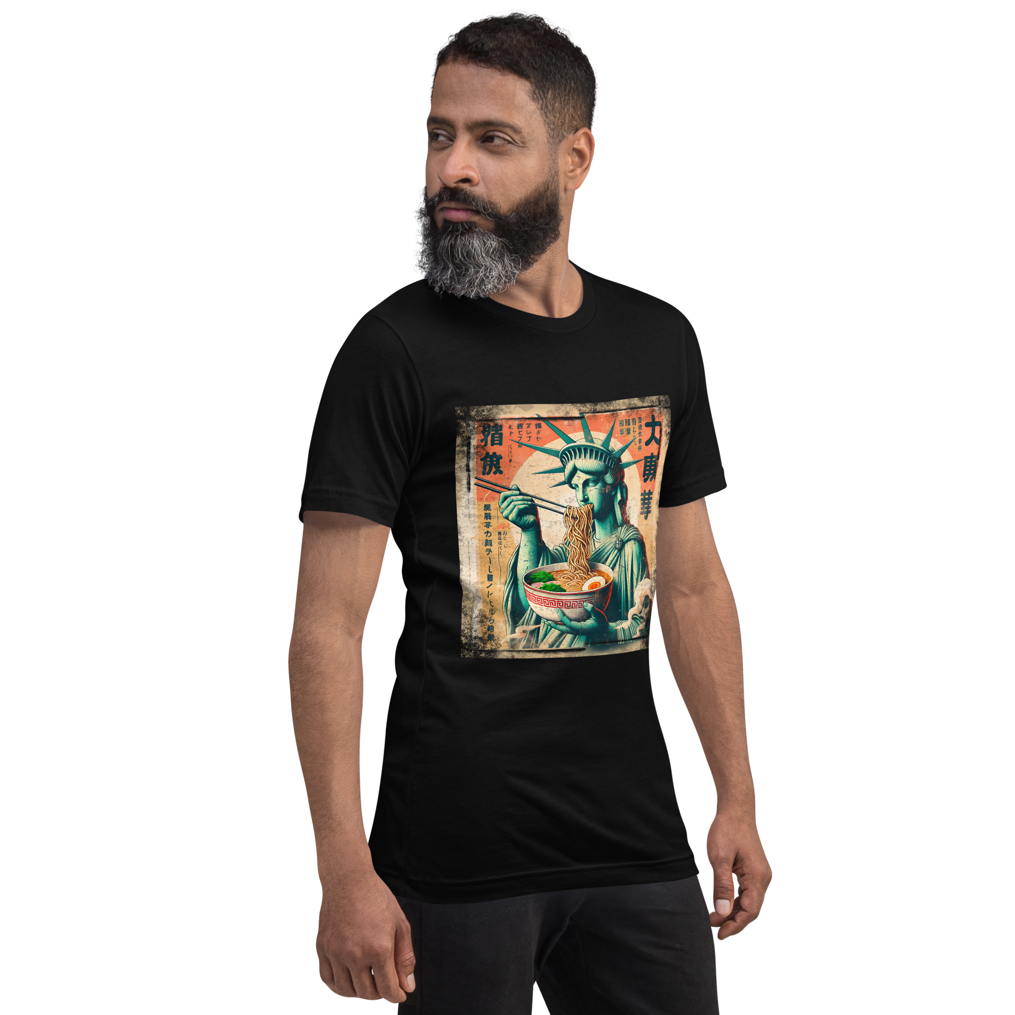 Camiseta Estatua Libertad Ramen - Imagen 3