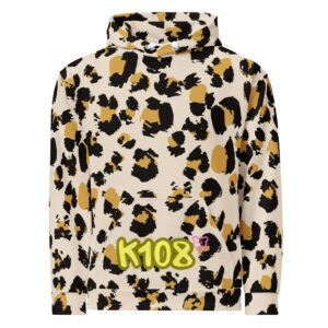 Sudadera con capucha leopardo
